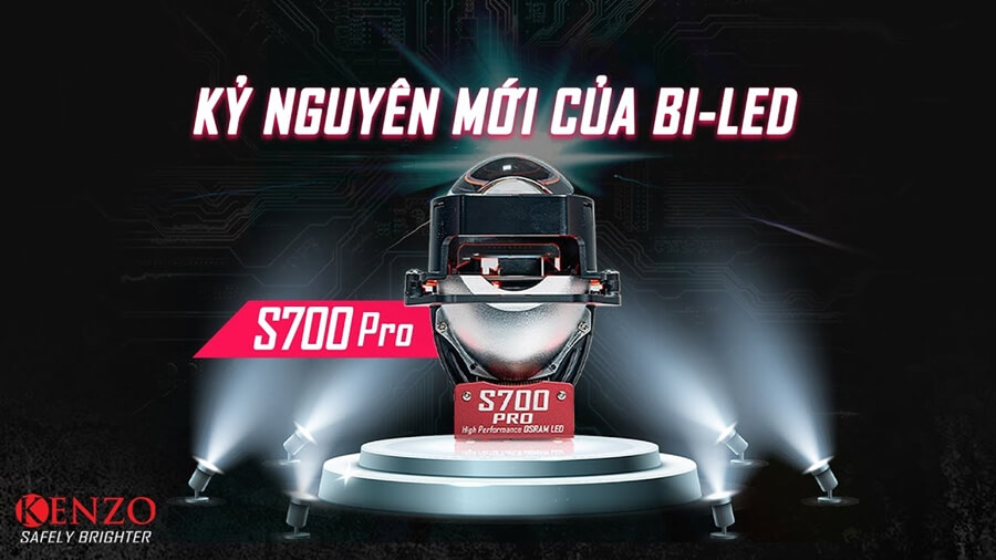 Bi Led Kenzo S700 Pro - Kỷ nguyên mới của bi led