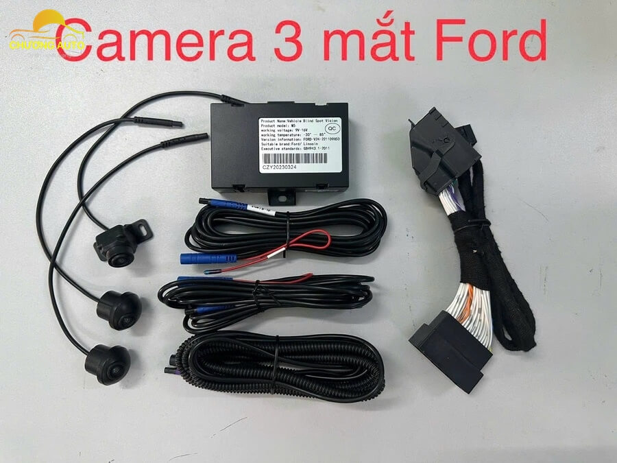 Camera 3 mắt cho xe Ford