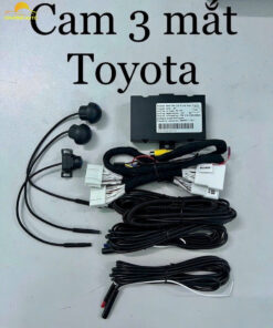 Thiết bị camera 3 mắt cao cấp cho xe Toyota