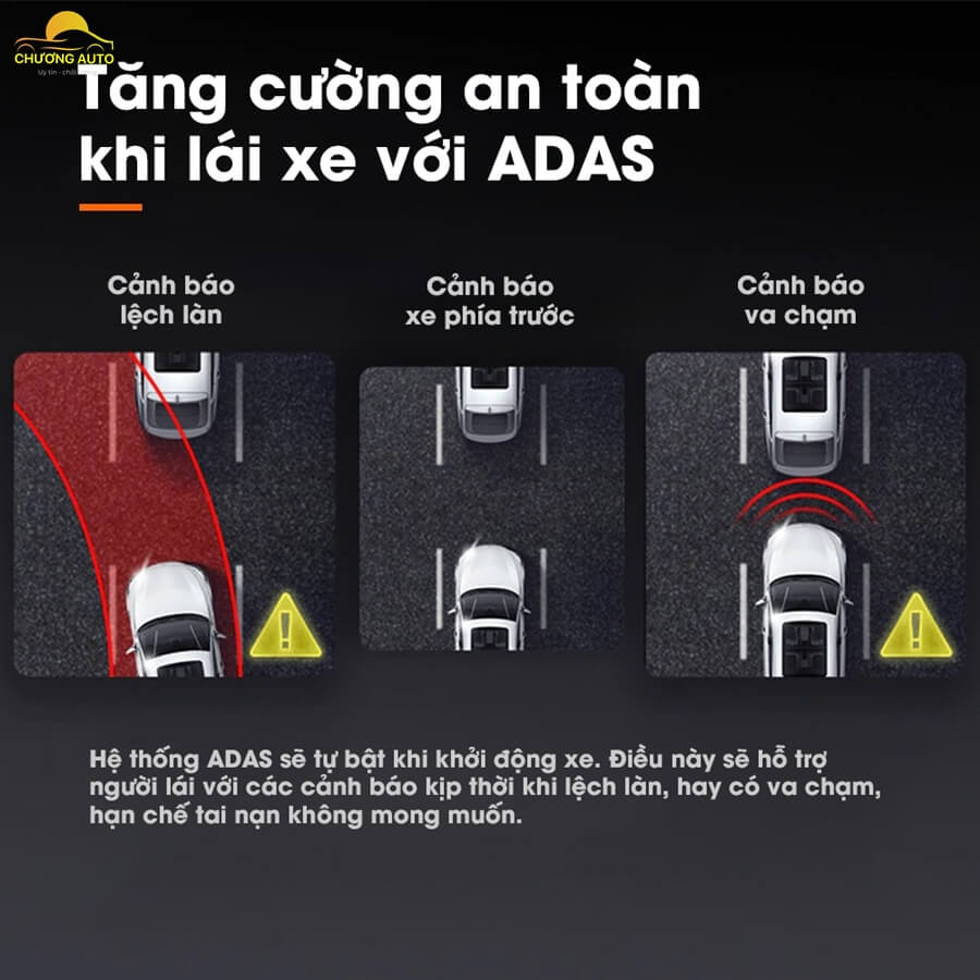 Hệ thống hỗ trợ ADAS trên 70mai A800S