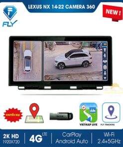 Màn Hình FLY LEXUS NX 14-22 Liền Camera 360