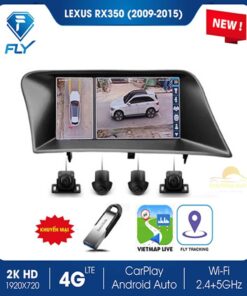 Màn Hình FLY LEXUS RX350 2009-2015 Liền Camera 360