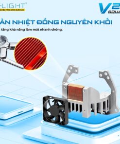 Bi LED V20 Square Cho Xe