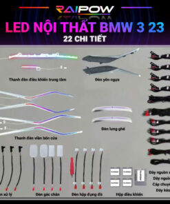 Đèn Led Nội Thất BMW 3 2023 (22 Chi Tiết)