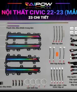 Độ đèn Led nội thất Honda Civic 2022-2023
