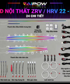 LED Nội Thất Honda ZRV / HRV 2022-2023 (24 Chi Tiết)
