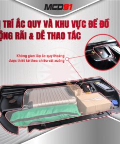 Cốp trước Limo Green dung tích lớn